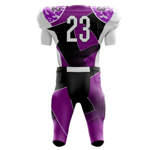 Uniforme de equipo profesional de fútbol americano, uniforme de camiseta de fútbol americano de dos tonos hecho a medida - Product Image 2