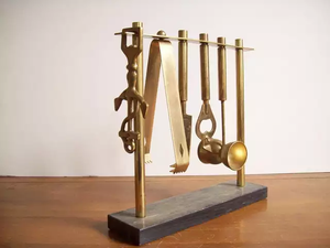 Herramientas de barra de latón y acero inoxidable, accesorios ecológicos, juego de herramientas para vino - Product Image 5