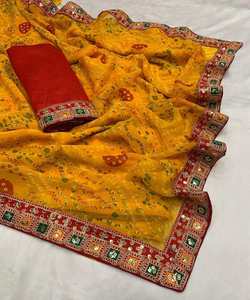 Lehenga en mousseline de soie en satin le plus choisi: ensemble gracieux pour des événements spéciaux artisanat exquis pour le style - Product Image 2