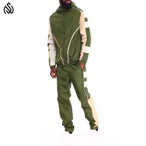 2025 nuevo diseño cortavientos con logotipo personalizado para hombre, ropa de calle de talla grande de alta calidad, chándales impermeables de algodón con cremallera, estilo informal - Product Image 6