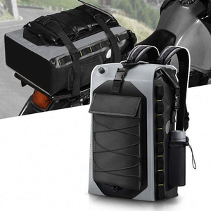 Mochila Ligera para Motocicleta de PVC de AQDAS INDUSTRIES con Tiras Reflectantes, 30-40L, Impermeable, con Cierre Enrollable - Product Image 2