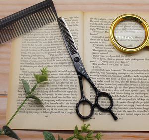 Home Use Hair Hairdressing Scissors <b>Barber</b> Kit 2 Pcs Thinning Cutting Scissor <b>Barber</b> Haircut <b>Set</b> - Product Image 4