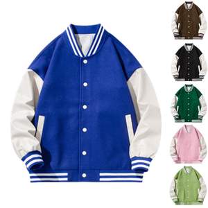 แจ็กเก็ตเบสบอลทีมที่มีคุณภาพสูงแจ็กเก็ตเลตเทอร์แมนแบบสั่งทำ - Product Image 3