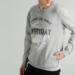 High Quality Sweat Shirt With Crew Neck 2026 Latest Design OEM Custom Made Men <b>Plain</b> <b>Sweatshirt</b> - Product Image 2