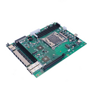 NOUVEAU X99 Firewall Carte mère industrielle Intel C612 <span class=keywords><strong>Xeon</strong></span> E5 V3/V4 Sécurité réseau 6 Gigabit Lan 2 SFP 10GbE - Product Image 2