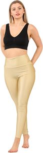 <b>Women's</b> High Waist Elastic Gym Yoga Pants Solid Color Compression Fit <b>Leggings</b> with Pockets Mid Waist Leggy Athletic Pants - Product Image 2