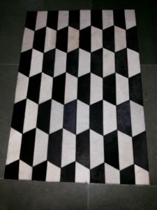 ปลอกหมอนอิงหนังวัวแท้ พิมพ์ลายพรม ทำมือ สำหรับตกแต่งภายใน - Product Image 3