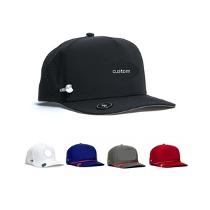 หมวกปักลายฉลุเลเซอร์พร้อมโลโก้สั่งทำพิเศษ หมวกกีฬาแบบมีรูระบายอากาศ พร้อมที่หนีบแม่เหล็กสำหรับเก็บลูกกอล์ฟ ที่เก็บที สำหรับผู้ชาย รับผลิตแบบ OEM ODM - Product Image 2