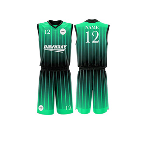 Ensemble de maillots de basket-ball personnalisés, maillot et short en polyester respirant à séchage rapide, vêtements de sport d'équipe pour hommes, femmes et jeunes - Product Image 6