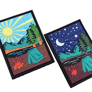 Parches de PVC Personalizados con Transferencia de Calor Suave, de Secado Rápido, con Borde Multicolor, Diseño Popular, Precio Bajo - Product Image 2