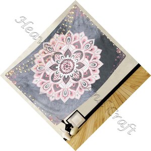 Tapisserie murale Mandala suspendue, décoration hippie, tapisserie murale, jeté, décoration murale bohème pour la décoration de la maison - Product Image 4
