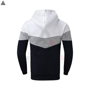 เสื้อฮู้ดผู้ชายผ้าฟลีซระบายอากาศได้ดีสีพื้นชุดวอร์มผ้าฝ้าย100% สำหรับฤดูหนาว - Product Image 5