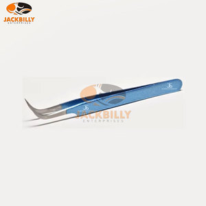 Pince à cils en acier inoxydable de haute qualité toutes formes outil de maquillage de couleur bleue pour les femmes de Volume russe - Product Image 1