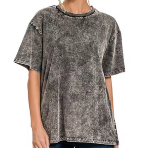 T-shirts pour hommes en gros, coupe ample et oversize, respirants, séchage rapide, écologiques, imprimés, 100% coton 200g, blancs - Product Image 1