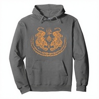 Diseña Tus Propias Sudaderas MMA Sólidas de Secado Rápido, Transpirables, de Algodón y Fibra de Bambú, con Logotipo Personalizado, para Uso Invernal, Servicio OEM, Sin Costuras, Unisex