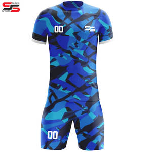 Derniers modèles de vêtements de sport Uniforme de football pour les jeunes Vêtements de football Uniforme de football grande taille avec impression de logo personnalisé pour équipe Unisexe - Product Image 3