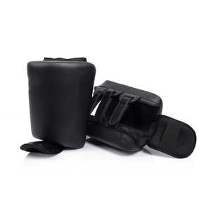 Mitaines de boxe noires pour cible de sac de frappe, avec double sangle, accessoires d'entraînement - Product Image 1