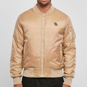 Nouvelles vestes bomber d'hiver à col montant pour adultes, manches longues, fermeture éclair intégrale, vestes bomber pour hommes - Product Image 2