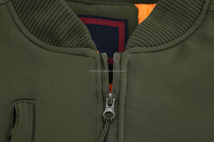 Chaqueta de diseñador de bombardero en línea OEM ODM a prueba de agua 100% chaquetas de bombardero de poliéster para hombres - Product Image 4