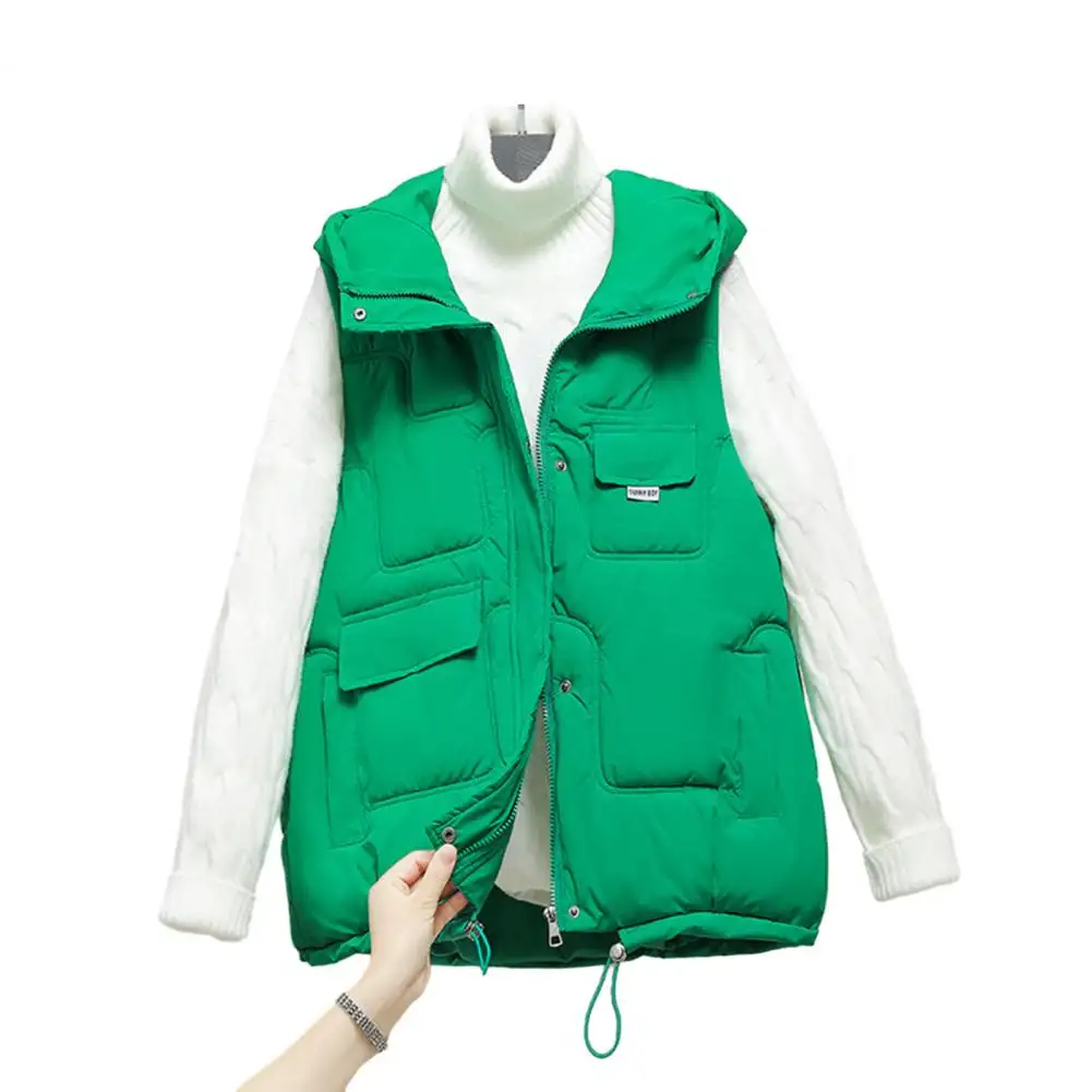 Không tay vest cơ thể ấm hơn cho nam giới GILET trong lông cừu thêu logo vest OEM tùy chỉnh thực hiện chụp Áo ghi lê TRIM