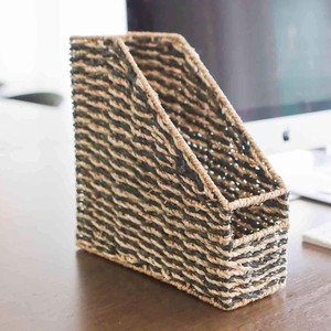 Great quality seagrass book & file container natural magazine holder home office table decorations - Product Image 3