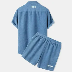 T-shirt polo 2 pièces pour homme, tenue de plage, ensemble court, survêtement d'été pour homme by OSTROWEARS ENTERPRISES - Product Image 4