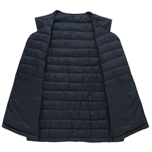 Chaqueta Acolchada de Algodón Ligera Reversible Informal de Invierno para Hombre al por Mayor con Botones Personalizados, Chaleco Acolchado de Diseñador en Tallas Grandes - Product Image 3