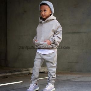 Conjunto Deportivo de Felpa con Capucha para Niños, Talla Grande, Sudadera de Algodón, Pantalones de Chándal Personalizados, Corte Regular, Unisex - Product Image 6