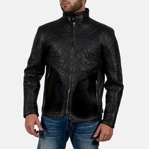 Veste universitaire en cuir tendance pour hommes, streetwear, broderie, patchwork, veste bomber, veste universitaire personnalisée pour lycée - Product Image 1