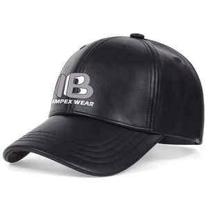 Leather Baseball Cap Custom Fashion Screen Printing Logo Plain 6 Panel Structured <b>Dad</b> <b>Hat</b> - Product Image 1
