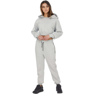 Conjunto Deportivo de Dos Piezas para Mujer, Sudadera Corta con Capucha y Pantalones Jogger, Logotipo Personalizado, Ropa Deportiva de Felpa, Ropa Casual de Gimnasio, Traje Deportivo para Mujer - Product Image 4