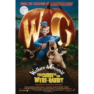 Tarjeta Postal de Wallace y Gromit: La Maldición del Conejo-Hombre, Tamaño A4, Papel de Impresión Digital, Estilo Musical, para Navidad, Pascua y Otras Ocasiones - Product Image 1