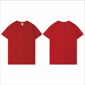 200g Heavy Duty 100% algodón manga corta hombres mujeres estudiante verano Simple BF estilo Loose Fit Top - Product Image 5