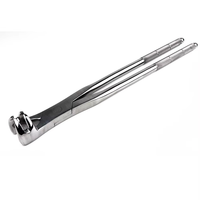 Ensemble de 4 pinces dentaires vétérinaires pour chevaux en acier inoxydable Instruments d'extraction de dents équines et molaires durables toutes tailles