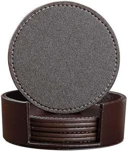 Industrial Quality Leather Coaster Specially Design Most Demanding Low Price Use for <b>Table</b> Decor in Wedding Party <b>Bar</b> Restaurant - Product Image 6