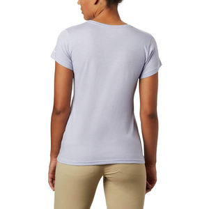 Camisetas de manga corta para mujer, superventas, cómodas, ajustadas, informales, lisas, con cuello redondo, camisetas de Color sólido con cuentas para el verano - Product Image 6