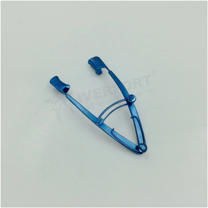 Juego de 2 Espéculos Oftálmicos de Acero Inoxidable de Primera Calidad, 12 mm, Hoja Sólida, Instrumento Quirúrgico Oftálmico, Clase II, Reutilizable - Product Image 1