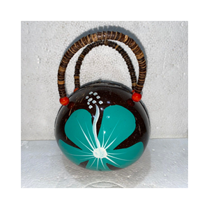 Nouveau design véritable coquille de noix de coco sac à main hawaïen peint à la main style unique prix compétitif fait à la main du Vietnam - Product Image 5