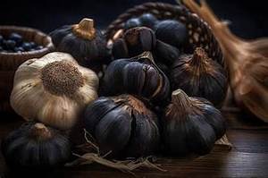 AIL NOIR AMPOULES ENTIÈRES NATURELLEMENT VIEILLISÉES POUR UN SOUTIEN IMMUNITAIRE ÉTIQUETTE PROPRE NON OGM ET ALIMENT FONCTIONNEL À BASE DE PLANTES - Product Image 5