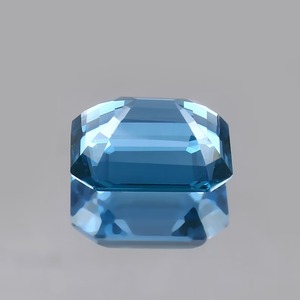 Topaze bleue naturelle de qualité supérieure 8,50 CT, pierre précieuse taillée en octogone, certifiée par un tiers, cirage/entoilage, bleu ciel pour bijoux - Product Image 3