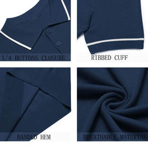 Meilleur prix T-shirt polo de haute qualité pour hommes avec logo personnalisé et design parfaitement ajusté T-shirts pour hommes - Product Image 2