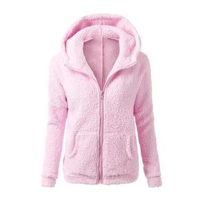 Veste manteau à manches longues sweats à capuche hiver chaud en peluche sweat pull idéal pour les hivers frais - Product Image 3