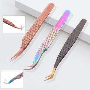 Pince à épiler pour extensions de cils, marque privée, accessoire fonctionnel, OEM, haute qualité, pour outil de maquillage - Product Image 5