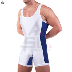 Combinaison de lutte pour hommes, taille plus 5XL, confortable, séchage rapide, logo personnalisé, prix bas, sublimation, tricot uni, décontracté, équipe, dernière tendance - Product Image 6