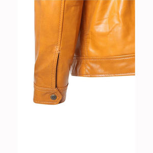 เสื้อแจ็กเก็ตหนัง PU สำหรับผู้ชาย, เสื้อโค้ทแบบซิปแขนยาวทรงสลิมฟิตสำหรับขี่รถจักรยานยนต์ฤดูหนาวปกตั้งกลางแจ้งฤดูใบไม้ผลิฤดูใบไม้ร่วง - Product Image 6