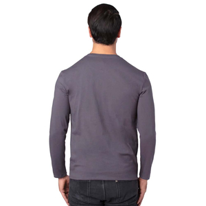 Camisetas de Manga Larga para Hombre, 100% Algodón, Logotipo Personalizado, Patrón de Letras, OEM, Venta al Por Mayor - Product Image 5