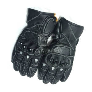 Soft Leather Full Finger Lightweight Breathable Motorbike <b>Racing</b> <b>Gloves</b> for Outdoor Sports - Product Image 3