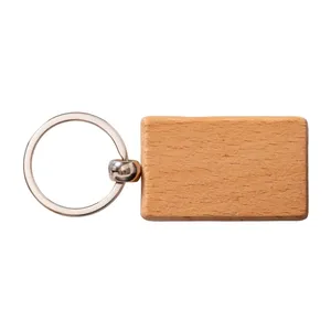 Portachiavi Rettangolari in Legno Personalizzati per Promozioni - Product Image 2