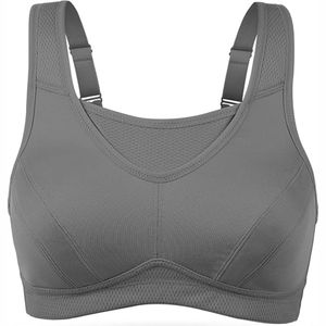 Logo personnalisé soutien-gorge d'entraînement respirant pour femmes haut élastique Fitness cou sans couture Yoga sport soutien-gorge Style Simple - Product Image 6