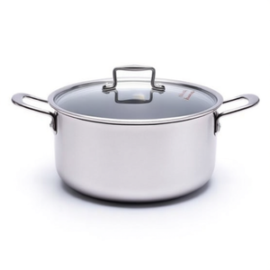 16cm Stainless Steel Saucepan with Glass Lid for Induction Cooktop Restaurant Quality - Product Image 2